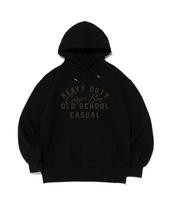 Cargo Bros Old School Logo Oversized Hoodie (Black) L (Brushed)