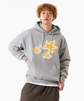 Henrik 207061 Henrik Star Drawing Hoodie Melange Gray Melange Grey / 2Xl~3Xl