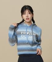 Bbc Earth W Love Frozen Gradient Hoodie Sweater_Blue Bl/085