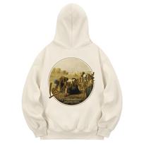 Khan 6312 Khc0072 Millet Fleece-Lined Hoodie - Cream L