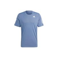 Adidas Club 3-Stripes Tennis Print Crew Neck Short Sleeve T-Shirt Men Tops Blue IY3218 S