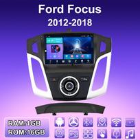 2 DIN Android automobilio radijas Ford Focus 2012-2018 m. Multimedijos grotuvas Galvos blokas Stereo GPS navigacija WIFI 1+16GB 1+16GB blue