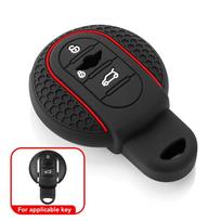 Automobilio rakto dėklas, apsauginis apvalkalas BMW Mini COOPERS ONE JCW F56 F55 F54 F57 F60 R55 R56 R57 R58 R59 R60 S Roadster juoda