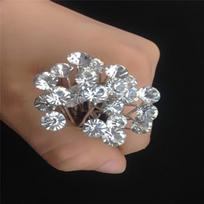 20Pcs Clear   Diamante Wedding Bridal Prom Hair Pins Hairpin