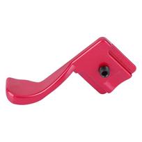 Aluminum Alloy Finger Thumb Grip Hot Shoe Mount Holder Bracket for Fuji X100 X100S X E1(red) raudona