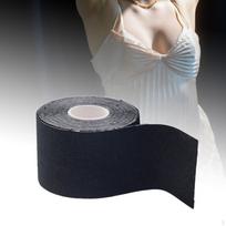 Breast Tape Body Breathable Summer 5M DIY Waterproof Invisible Cover for Brassiere Black