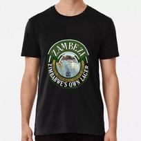 Vintažinis Zambezi Lager Logotipas Dydis S–5XL Pagaminta JAV Marškinėliai.webp Unisex Marškinėliai S