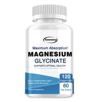 Xemenry Highly Absorbable Magnesium Glycine Supplement, Natural Supplement, Suitable for Adults 120*1