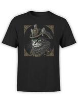 Unisex Cool Tshirts Pirate Cat Tshirt 100 Cotton S