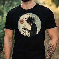 T-Shirt Herren Dämon mit Löwenzahn Motiv Baumwolle Größe XS bis 5XL M