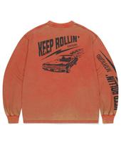 Maha Grid Washed Old Car Ls Tee Red(Mg2Esmt561A) Red/Xl
