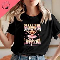 Unique New Arrival Ballerina Cappucina Italian Brainrot Unisex 100 Cotton Short Sleeve ONeck Classic Streetwear Graphic Tee S