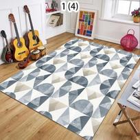 Šiaurietiškas abstraktus kilimas svetainei miegamajam virtuvei valgomajam grindų kilimėlis namų dekoras geometrinis didelio ploto grindų kilimėlis miegamojo dekoras 50X80CM