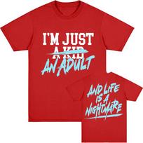 Im Just A Kid Tshirt Simple Plan Design Graphic Tshirts Summer Oneck Short Sleeve Cotton Tees Unisex Streetwear Print Merch S