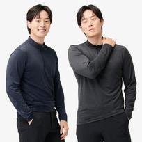 Pro World Cup [Pwx][A]Q125-3101-02 Men'S Basic Sports Hiking Zip-Up Tee Notation/95