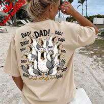 Retro Cartoon Seagull Dad Shirt VintageStyle Screaming Seagulls Graphic Tee 90s Grunge Nautical Humor Print Unisexs Casual TShirt S