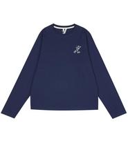 Edible Let Mini-Edi Printed Long Sleeve T-Shirt Navy/L
