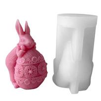 Rabbit Silicone Mold Gypsum Epoxy Resin Aroma Candle Mould for Home Decoration 1
