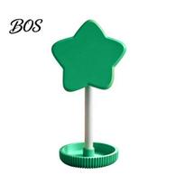 Headphone Hanger with Storage Tray Cute Star Stand Tray, 3D Printed PLA Headset & Desk Multifunctional Organizer, Macaron Color Gaming Office žalia