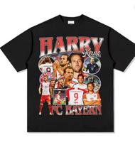 Harry Kane 100Cotton Unisexs Football Tshirt Bayern Jersey Commemorative Shirt Summer Unisexs Oversized Short Sleeve Shirt S