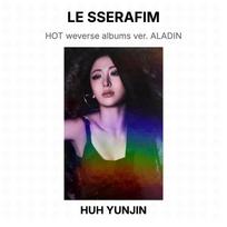 LE SSERAFIM HOT weverse albums ver. ALADIN Official Photocard HUH YUNJIN