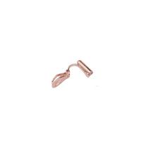 Hole-free DIY Invisible Ear Cuff Painless Non Pierced Earrings Adapter Ear Clip Converter  Girls rožinio aukso spalvos