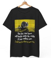 One Day Rat TShirt Funny Inspirational Meme Tee Ambition Rodent Gift S
