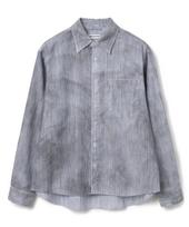 Milo Archive Over-Dyed Striped Shirt [Grunge Blue] Grunge Blue/L