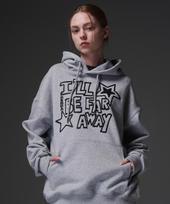 Kenda Motto Lettering Hood Tee (Melange) Melange/S