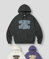 Illuminate Ordinary Cover Stitch Hoodie - 3 Colors Charcoal/(Purple)S