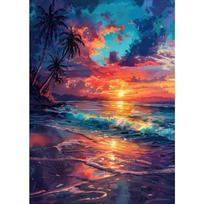 Modern Beautiful Coast Natural Tourist Scenery Art Posters Canvas Prints Wall Paintings Living Room Bedroom Home Decoration 70cm×100cm NoFrame black