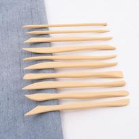 10 vnt. molio skulptūros įrankių rinkinys, drožimo „pasidaryk pats“ mediniai / plastikiniai keramikos peiliai, įrankiai mėgėjams, keramikos meno amatas, molio juostelių formavimas 10 Pcs
