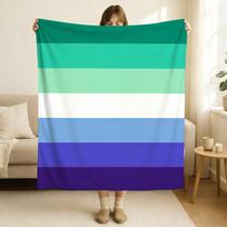 LGBT Vaivorykštės Vėliavos Antklodė Minkšta ir Odai Draugiška Sofai, Lovai, Dienos Miegojimo, Antklodė Visų Sezonų Antklodė 75x90cm