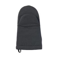 MUJI Oven Dark Plain Weave 12835844 Mitts, Gray, Cotton,