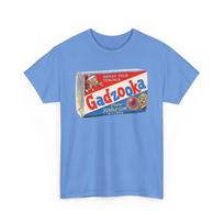 Wacky Packages Gadzooka Bubble Gum Printed T shirt Funny Bazooka Parody S