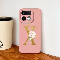 Flower Letters For Realme 16 Pro Plus 5G Case Elegant Back Cover Soft Liquid Silicone Fundas Shockproof Protective Phone Bumper realme 16 Pro