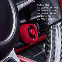 For Porsche Cayenne Panamera Macan 911 718 Boxster Taycan Car Automobile Steering Wheel SC Ejection Knob Button