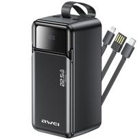 AWEI Power bank PA-107 50000mAh 22.5W PD 3xUSB black