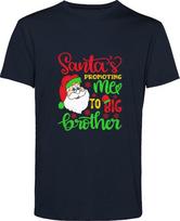 Santas Promoting Me To Big Brother T Shirt Merry Christmas Santa Xmas Gift Top S