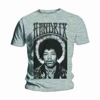 Jimi Hendrix Unisexs Halo Short Sleeve Tshirt Grey Xxlarge S