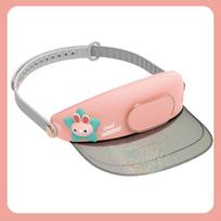 Adorable Pet Hat Fan Outdoor Electric Fan USB Charging Head-mounted Fan Portable Non-blade Fan Hat Star Rabbit
