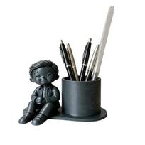 Thick Texture Pencil Cup 3D Printed Pen Holder, Creative Desktop Organizer for Pencils Gel Pens Cute Desk Makeup Brushes, Storage Container Office And A
