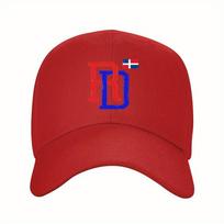 pc of a Breathable Solid Color Cap Featuring The Dominican Flag Design Suitable for Both Men And Women Perfect for Casual