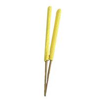 1Pcs Leaf Cleaning Tongs - Handheld Green Plant Cleaning Brush Bamboo Handle,Durable Bamboo Design For Efficient Leaf Removal
