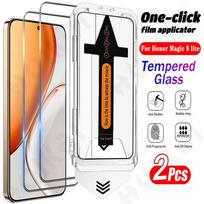 2 Pack For Huawei Honor Magic 8 7 Lite Pro 5G Tempered Glass Screen Protector  Auto Dust-Elimination Bubble Free HD Clear Honor Magic 7 Pro