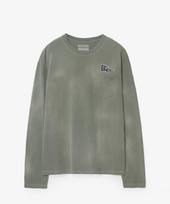 Birthday Suit Bleach L/S T-Shirt (Olive) M