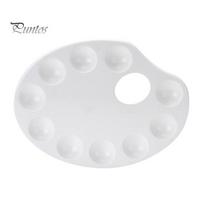 Watercolor Painting Palette Paint Palette, Ten-hole Color Mixing Tray, Durable Thickened Lightweight Art Supplies Plastic Supplies, for Acrylic 1pc