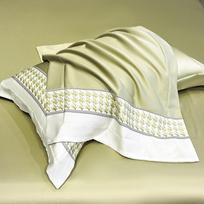 Ice silk summer Pillowcase air conditioner pillowcase summer pillowcase household 2-pieces silk can be machine washed,48×74cm 48x73cm