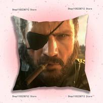 M-Metal Gear Solid Raiden Pillow Case Plush Fabric Soft Pillowcase Double Sided Print Sofa Cushion Cover Throw 30x30cm