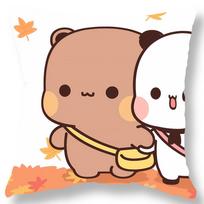 Cute Bear Bubu Dudu Pillowcase Kawaii Cartoon Animation Living Room Sofa Cushion Cover Bedroom Room Home Decoration Gift 40x40cm